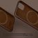 Accezz Liquid Silicone Backcover met MagSafe iPhone 16 Pro - New Tea Brown