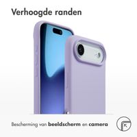 Accezz Liquid Silicone Backcover met MagSafe Apple iPhone 17 Air - Paars