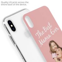 Ontwerp je eigen iPhone Xs / X gel hoesje - Transparant