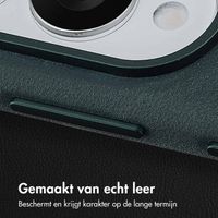 Accezz Vintage Leather Magsafe Backcover Samsung Galaxy S25 Edge - Smokey Green