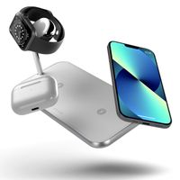 Zens Aluminium Dual Wireless Charger + Watch 10W