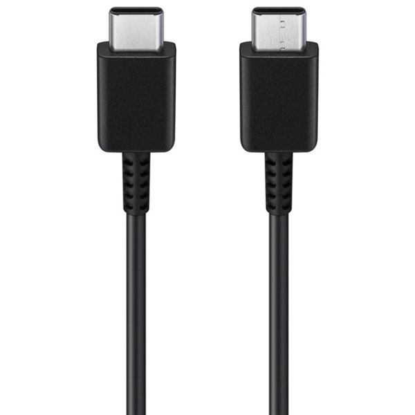 Samsung Originele USB-C naar USB-C kabel - 1.8 meter - 25 Watt + Originele Fast Charging Adapter USB-C Oplader - 25 Watt - Zwart
