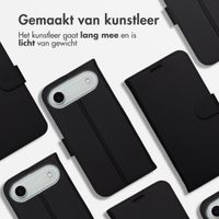 Accezz Wallet Softcase Bookcase Apple iPhone 17 Air - Zwart