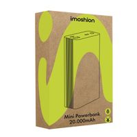 imoshion Ultra Series Aluminium Powerbank 20.000 mAh - Quick Charge en Power Delivery - Oranje Leeuw - Zwart