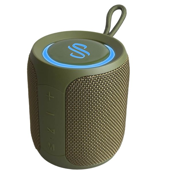 Selencia AquaPlay Bluetooth Speaker - Draadloze speaker - Waterproof - Army Green