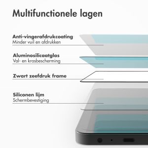 Accezz Gehard Glas Full Cover Screenprotector met applicator Samsung Galaxy S24 Plus