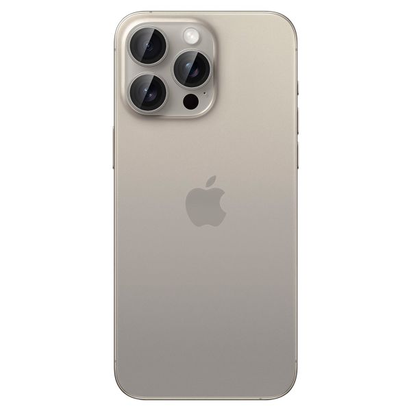 Spigen GLAStR EZ Fit Optik Pro Camera Protector 2 Pack Apple iPhone 15 Pro / 15 Pro Max - Natural Titanium