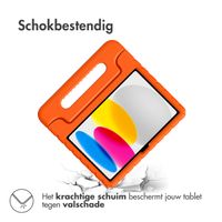 Accezz Kidsproof Backcover met handvat Apple iPad 11 (2025) 11 inch A16 / iPad 10 (2022) 10.9 inch - Oranje