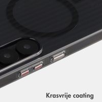 Accezz Lite Backcover met MagSafe | Fluted | Samsung Galaxy S25 Ultra - Smokey Clear
