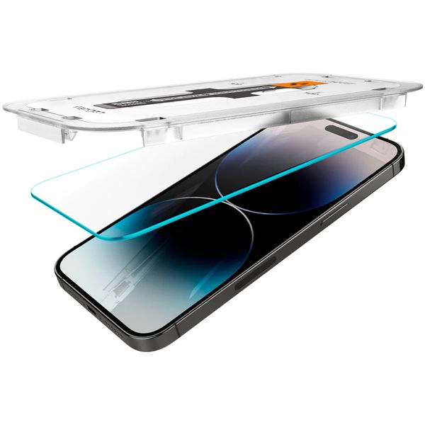 Spigen GLAStR EZ Fit Screenprotector + Applicator 2-pack Apple iPhone 14 Pro Max