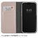 Selencia Echt Lederen Bookcase iPhone 16 Pro Max - Dusty Pink