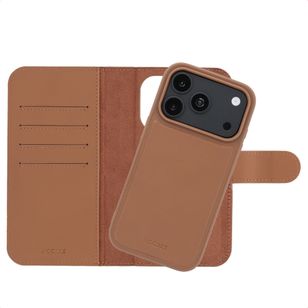 Accezz Edge Uitneembare Bookcase met MagSafe Apple iPhone 18 Pro / 17 Pro - Bruin