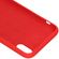 Accezz Liquid Silicone Backcover iPhone Xs / X - Rood