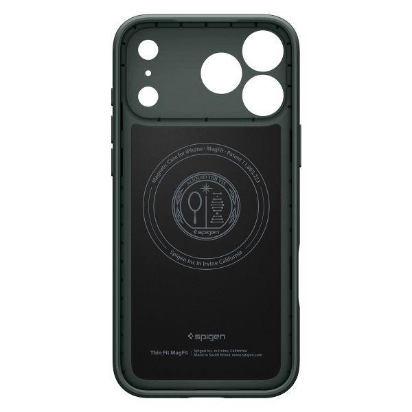 Spigen Thin Fit Backcover MagSafe Apple iPhone 18 Pro Max / 17 Pro Max - Abyss Green