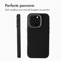 Accezz Mesh Backcover met MagSafe Apple iPhone 15 Pro - Zwart