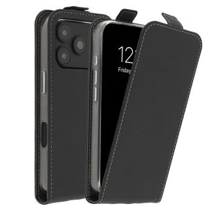 Accezz Flipcase Apple iPhone 18 Pro / 17 Pro - Zwart