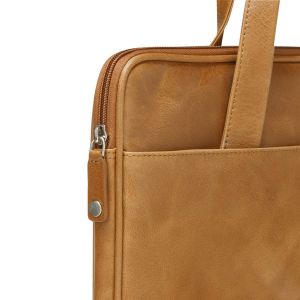 dbramante1928 Silkeborg Laptoptas 16 inch - Echt leer - Golden Tan