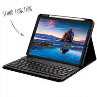 Accezz Bluetooth Keyboard Bookcase Apple iPad 11 (2025) 11 inch A16 / iPad 10 (2022) 10.9 inch - QWERTY / NL - Zwart