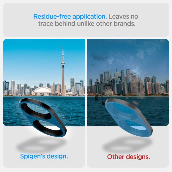 Spigen GLAStR EZ Fit Optik Camera Protector 2 Pack Apple iPhone 16 Plus - Black