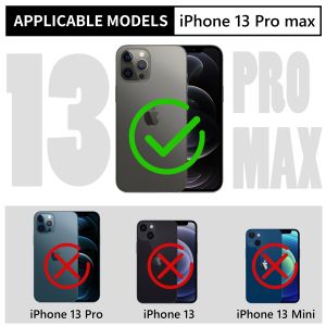 Redpepper Dot Plus Waterproof Backcover iPhone 13 Pro Max - Zwart