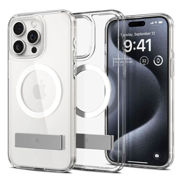 Spigen Ultra Hybrid S MagSafe iPhone 15 Pro Max - Transparent