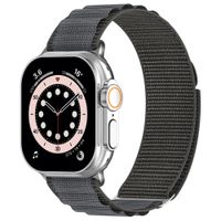 Accezz Nylon Alpine bandje Apple Watch | 44/45/46/49 mm - Dark Grey