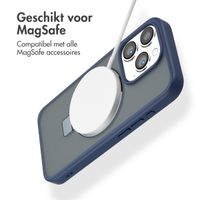 Accezz Ring Stand Backcover met MagSafe iPhone 15 Pro - Blue