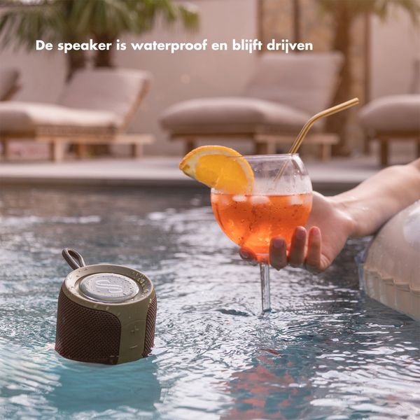 Selencia AquaPlay Bluetooth Speaker - Draadloze speaker - Waterproof - Army Green