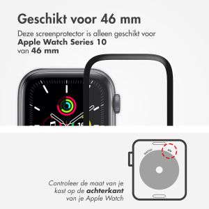 Accezz 2x Screenprotector met applicator Apple Watch Series 10 - 46 mm