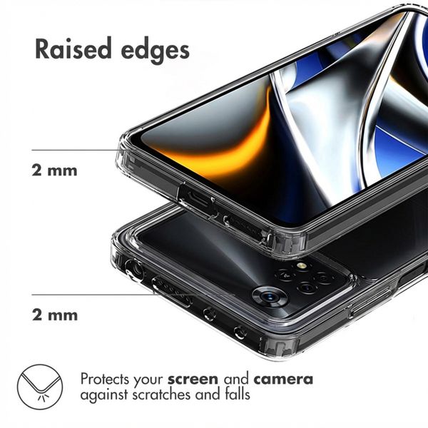 Accezz Xtreme Impact Backcover Xiaomi Poco X4 Pro 5G - Transparant