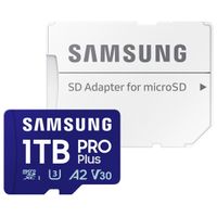 Samsung PRO Plus microSD 2023 - 1TB - inclusief SD Adapter - UHS-I/U3/Full HD/4K UHD