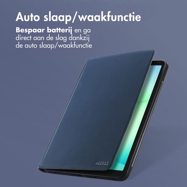 Accezz Classic Tablet Case Samsung Galaxy Tab A11 - Donkerblauw