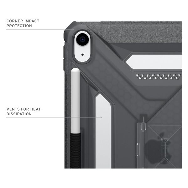 UAG Scout Plus Backcover met stand Apple iPad 11 (2025) 11 inch A16 / iPad 10 (2022) 10.9 inch - Ash