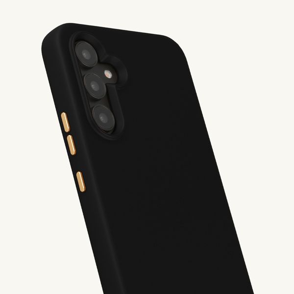 Selencia Rivièra MagSafe Backcover met afneembare haakjes Samsung Galaxy A54 (5G) - Velvet Black
