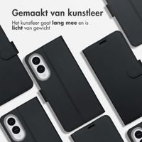 Accezz Wallet Softcase Bookcase Samsung Galaxy S25 Edge - Zwart