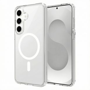 Accezz Xtreme Impact Backcover met MagSafe Samsung Galaxy S25 FE - Transparant