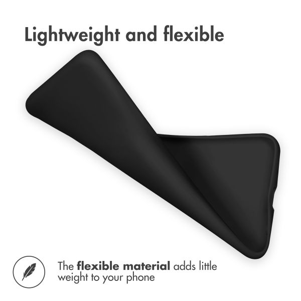 Accezz Color Backcover Samsung Galaxy A22 (5G) - Zwart