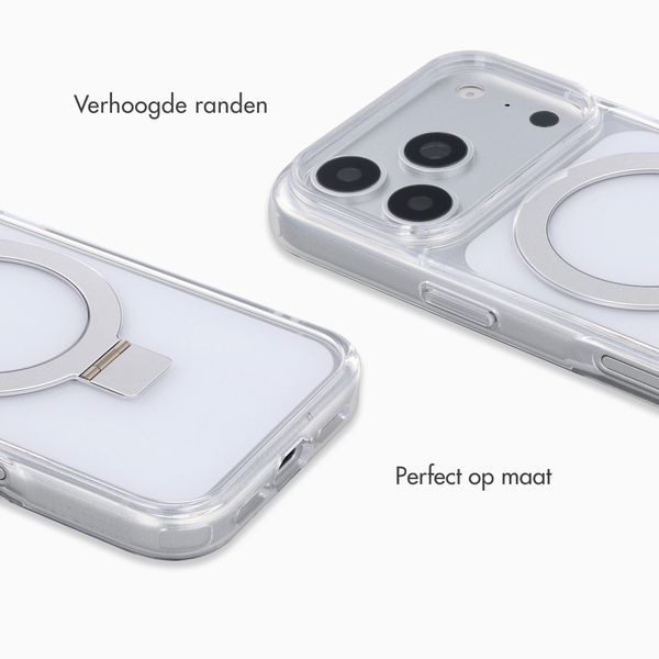 Accezz Ring Stand Backcover met MagSafe Apple iPhone 18 Pro / 17 Pro - Transparant
