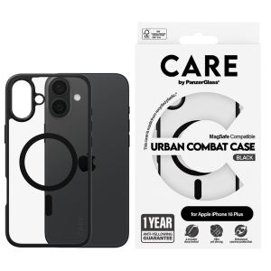 CARE by PanzerGlass Urban Combat Case MagSafe iPhone 16 Plus - Zwart