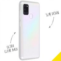 Accezz Clear Backcover Samsung Galaxy A21s - Transparant
