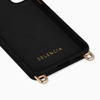 Selencia Rivièra MagSafe Backcover met afneembare haakjes Samsung Galaxy S21 - Velvet Black