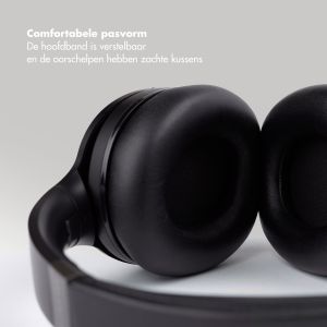 Selencia Urban Play Bluetooth Headphones met Opbergcase - Draadloze koptelefoon Over-Ear - met Active Noise Cancelling - Midnight Black