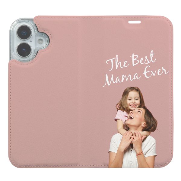 Ontwerp je eigen Compact gel bookcase hoes Apple iPhone 17 - Wit