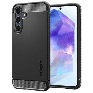 Spigen Rugged Armor Backcover Samsung Galaxy A55 - Matte Black