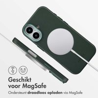 Accezz MagSafe Leather Backcover Apple iPhone 17 - Cedar Green