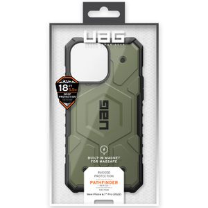 UAG Pathfinder Backcover MagSafe iPhone 14 Pro Max - Olive