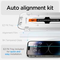 Spigen GLAStR EZ Fit Screenprotector + Applicator 2-pack Apple iPhone 14 Pro