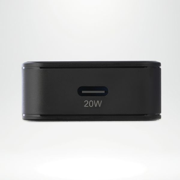 Accezz Ultra Slim GaN Oplader - USB-C - 20W - Zwart