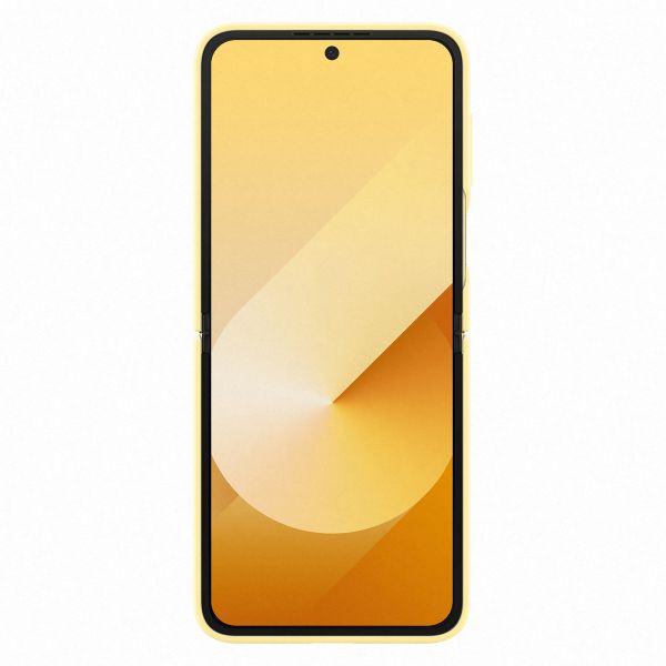 Samsung Originele Silicone Cover Ring Samsung Galaxy Z Flip 6 / Flip 7 FE - Yellow