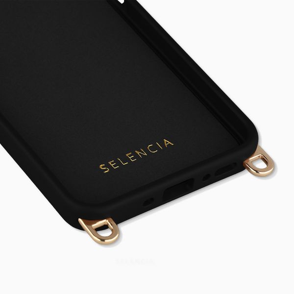 Selencia Rivièra MagSafe Backcover met afneembare haakjes Samsung Galaxy A34 (5G) - Velvet Black